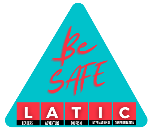 logo triangolo be safe latic